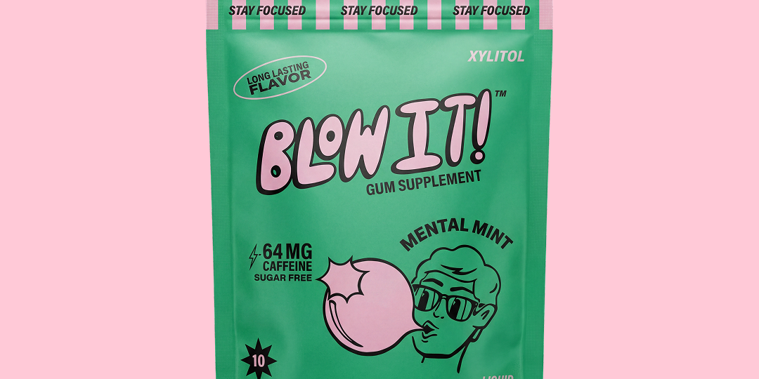 Blow It Energy Gum - Mental Mint